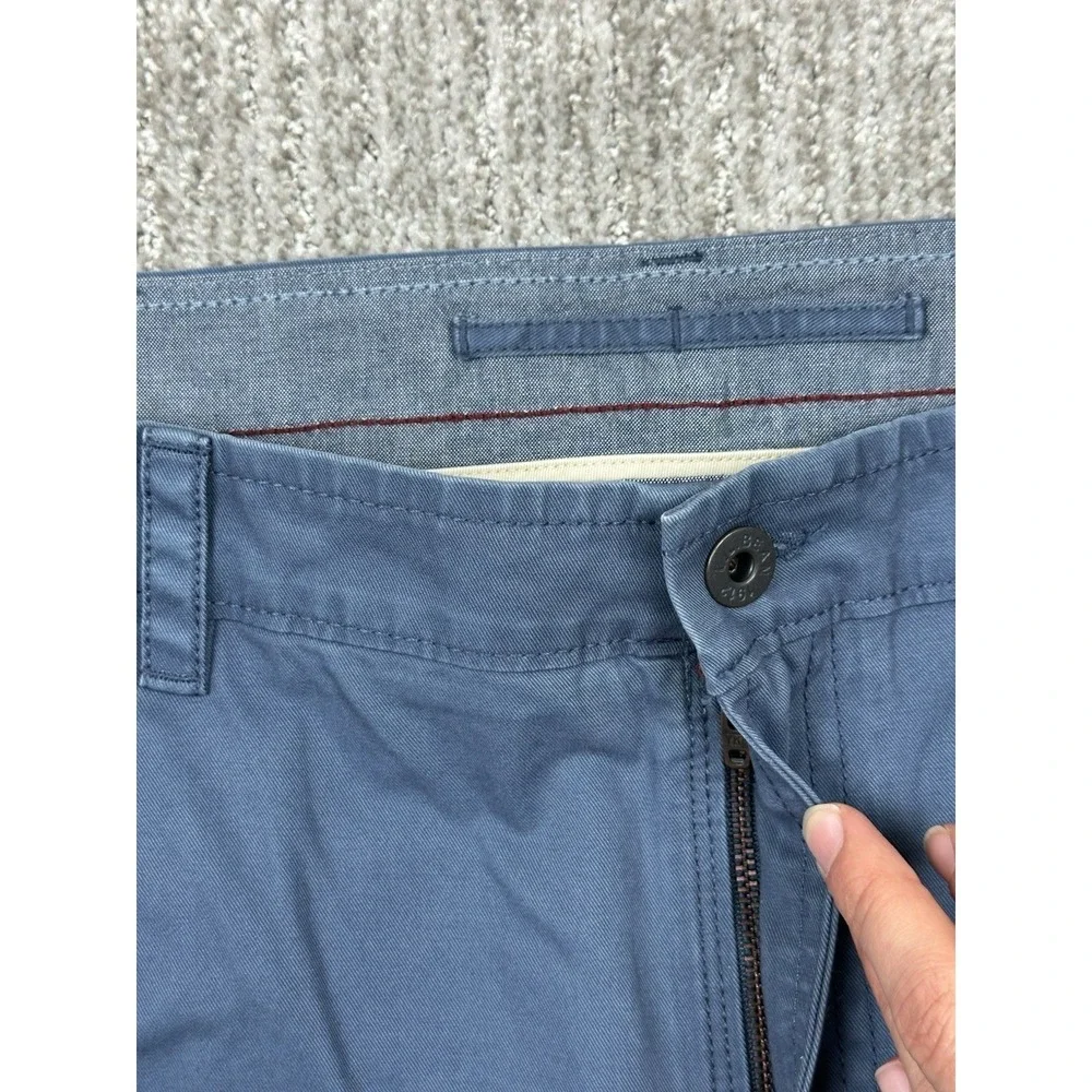 LL Bean Pants Men's 38x29 Pima Cotton 5 Pocket Chino Standard Fit Blue Straight